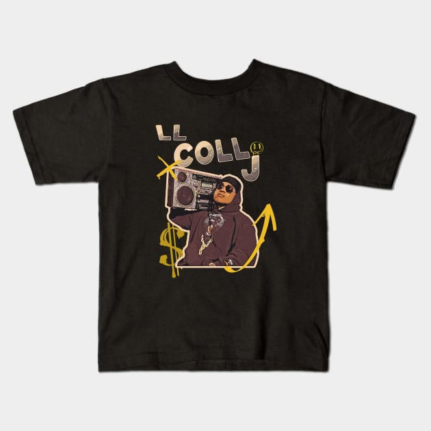 ll cool j Kids T-Shirt by elmejikono